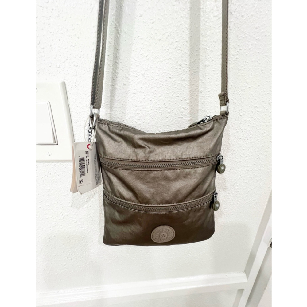 Women's Kipling Crossbody Bag Small - Metallic Gray